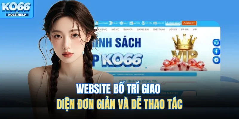 Trang Chủ 45 Website bố trí giao diện đơn giản và dễ thao tác